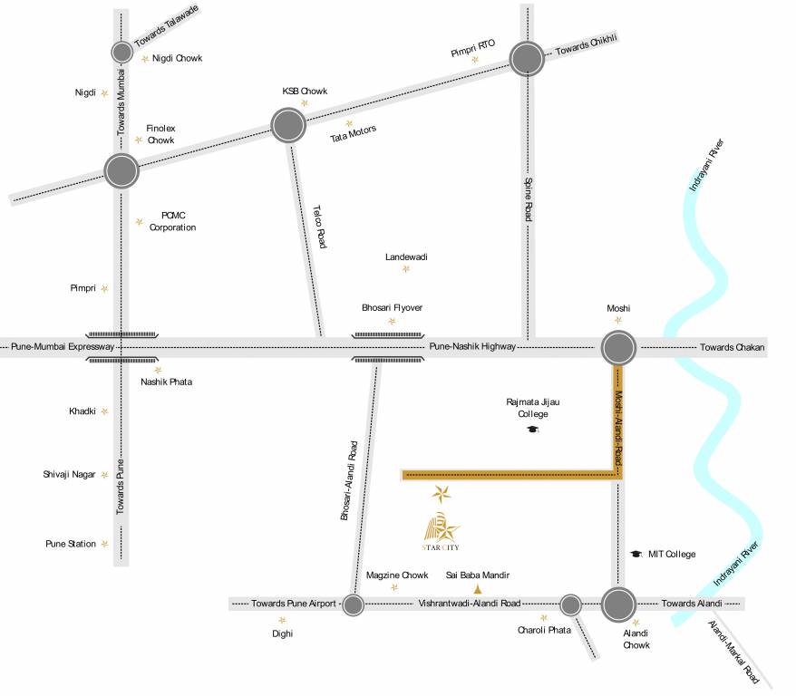  star city Location Plan