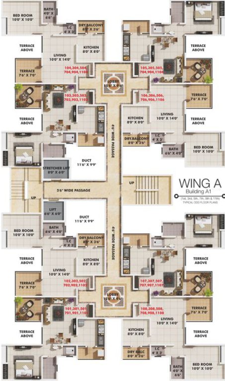 Images for Cluster Plan of ARV Newtown