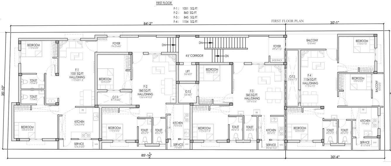 Images for Cluster Plan of Abiraami Garden