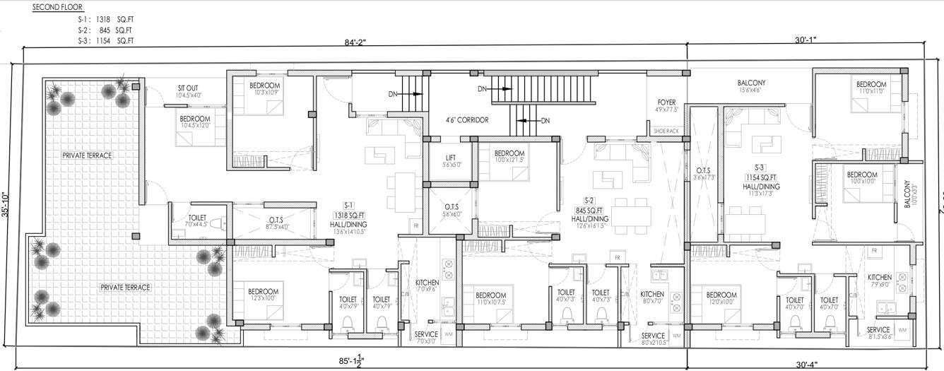 Images for Cluster Plan of Abiraami Garden