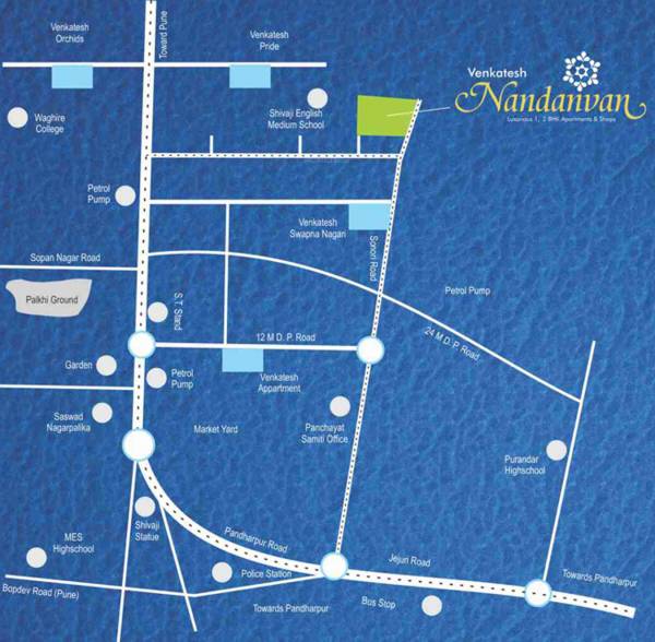 Images for Location Plan of Venkatesh Nandanvan D Wing