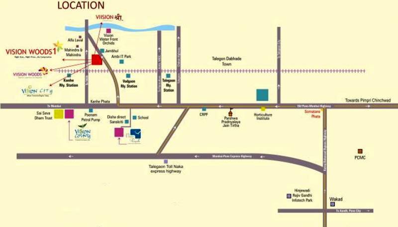 Images for Location Plan of Siddhivinayak Vision Woods 1 Phase II
