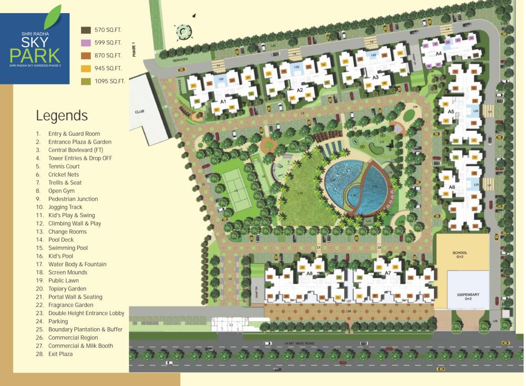 Images for Master Plan of Shri Shri Radha Sky Park