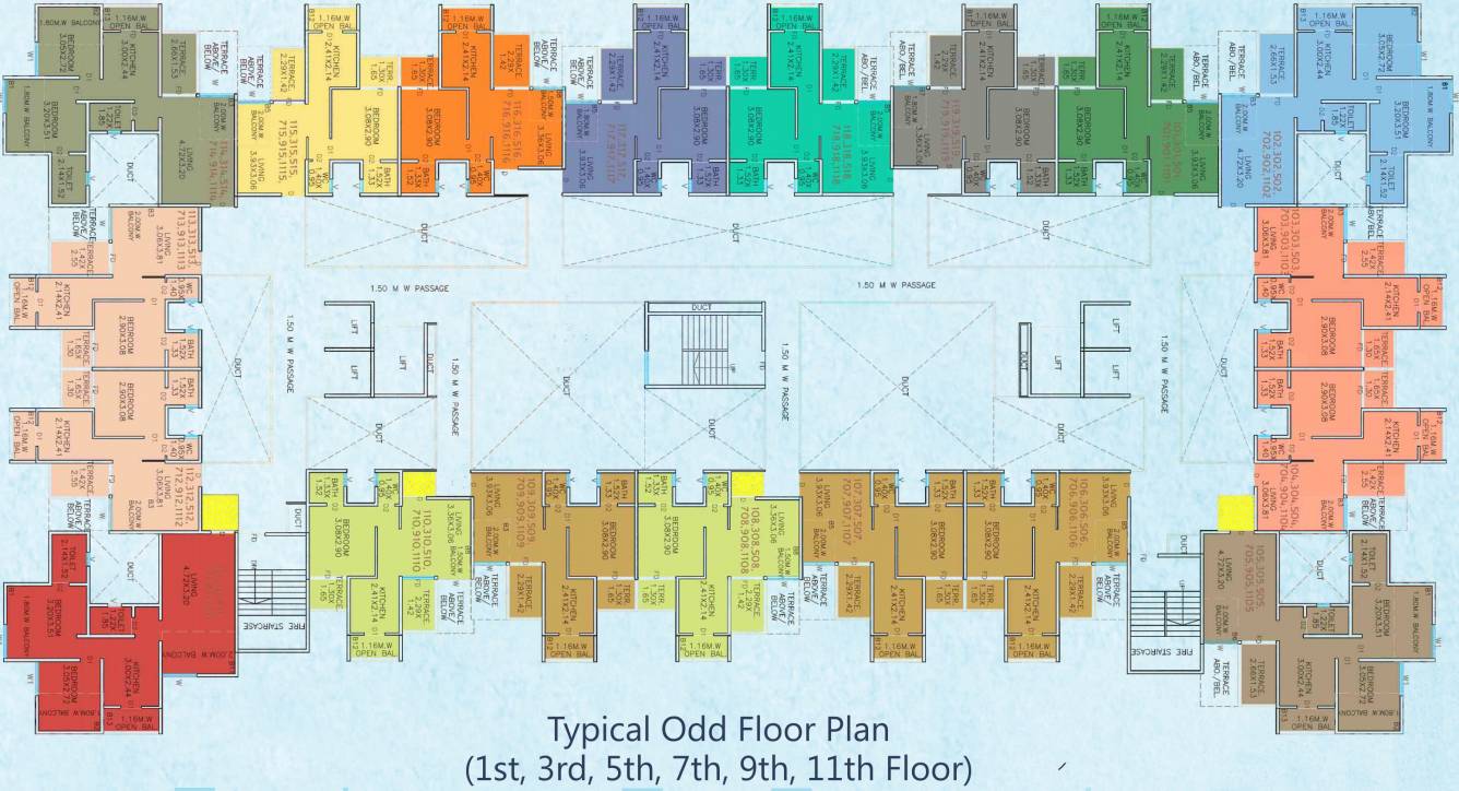 Images for Cluster Plan of Atul Pari Towers