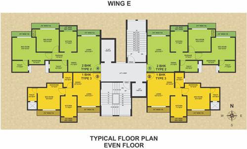 Images for Cluster Plan of Swastik Epitome Building 2 Phase I Ground To 7 Floors