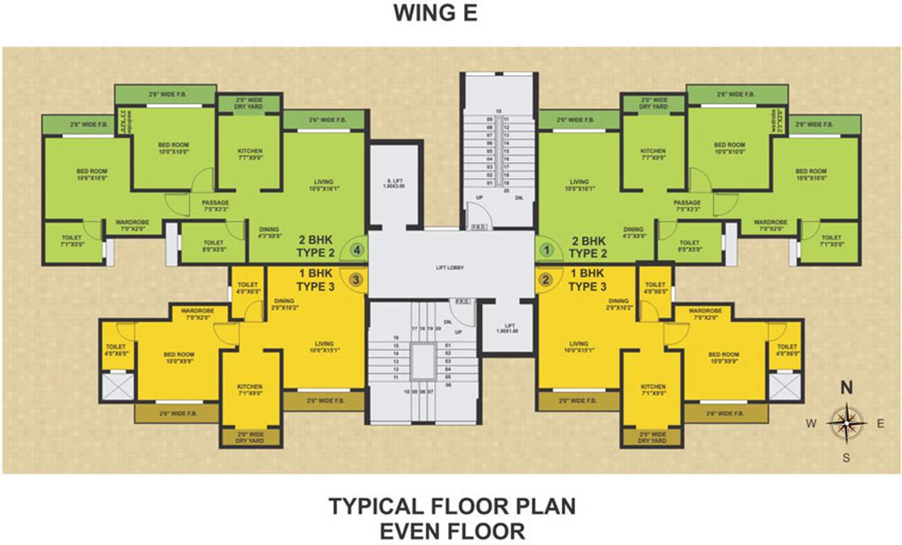 Images for Cluster Plan of Swastik Epitome Building 2 Phase I Ground To 7 Floors