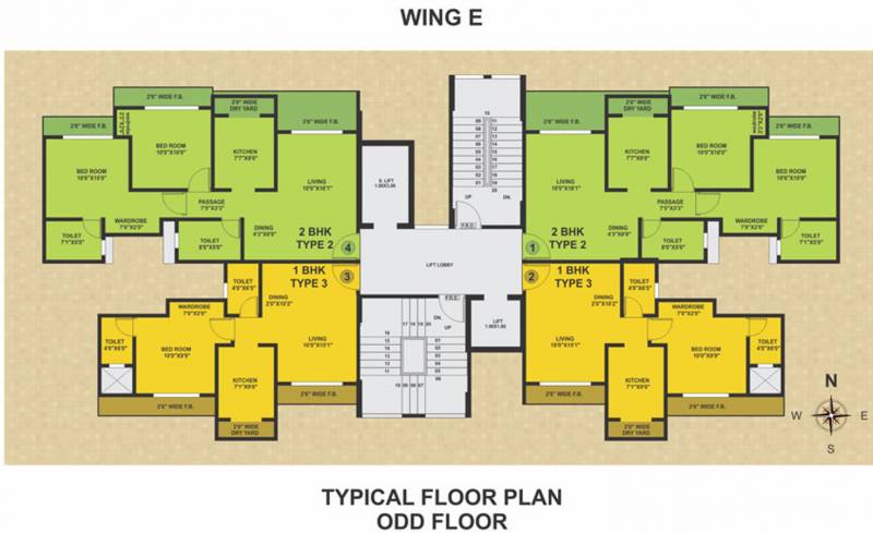Images for Cluster Plan of Swastik Epitome Building 2 Phase I Ground To 7 Floors