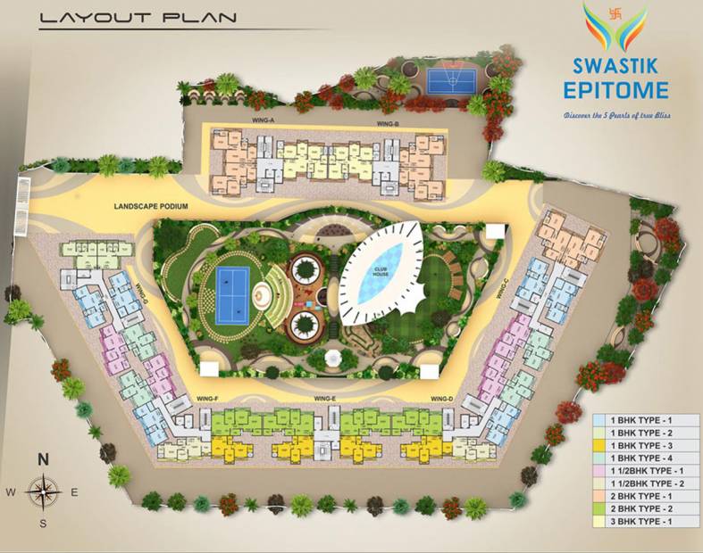 Images for Layout Plan of Swastik Epitome Building 2 Phase I Ground To 7 Floors