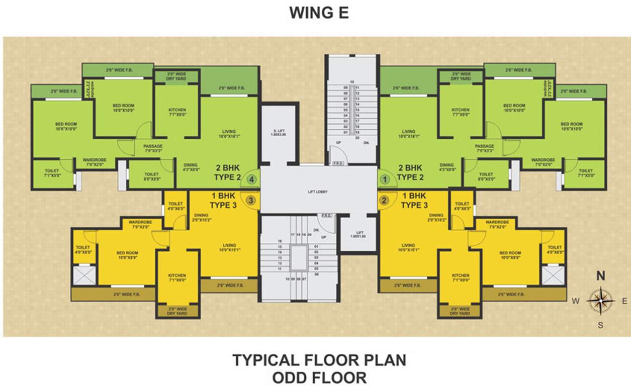 Images for Cluster Plan of Swastik Epitome Building 2 Phase II 8 To 14 Floors