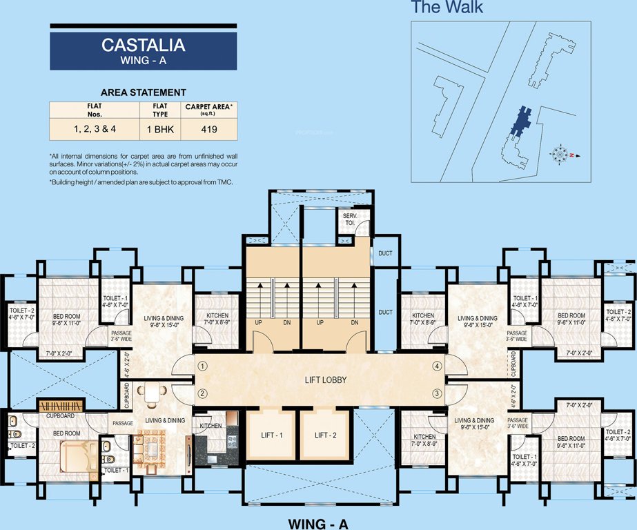Images for Cluster Plan of Hiranandani Castalia