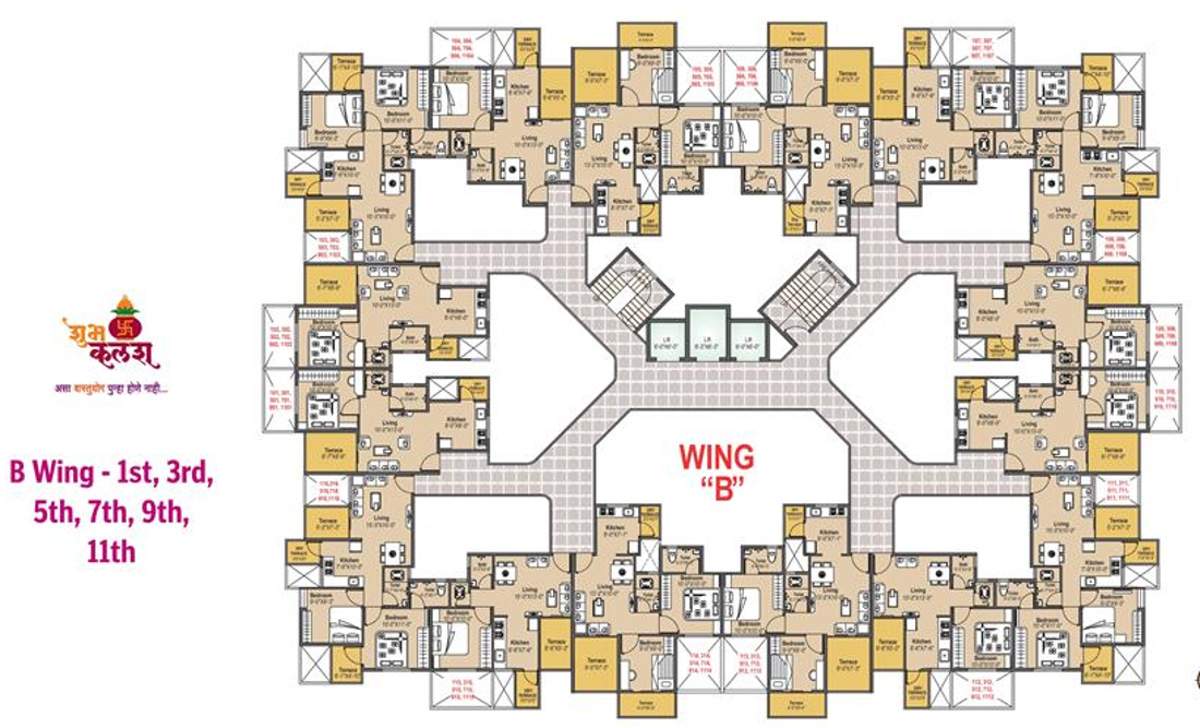Images for Cluster Plan of Nexus Shubhkalash B Wing