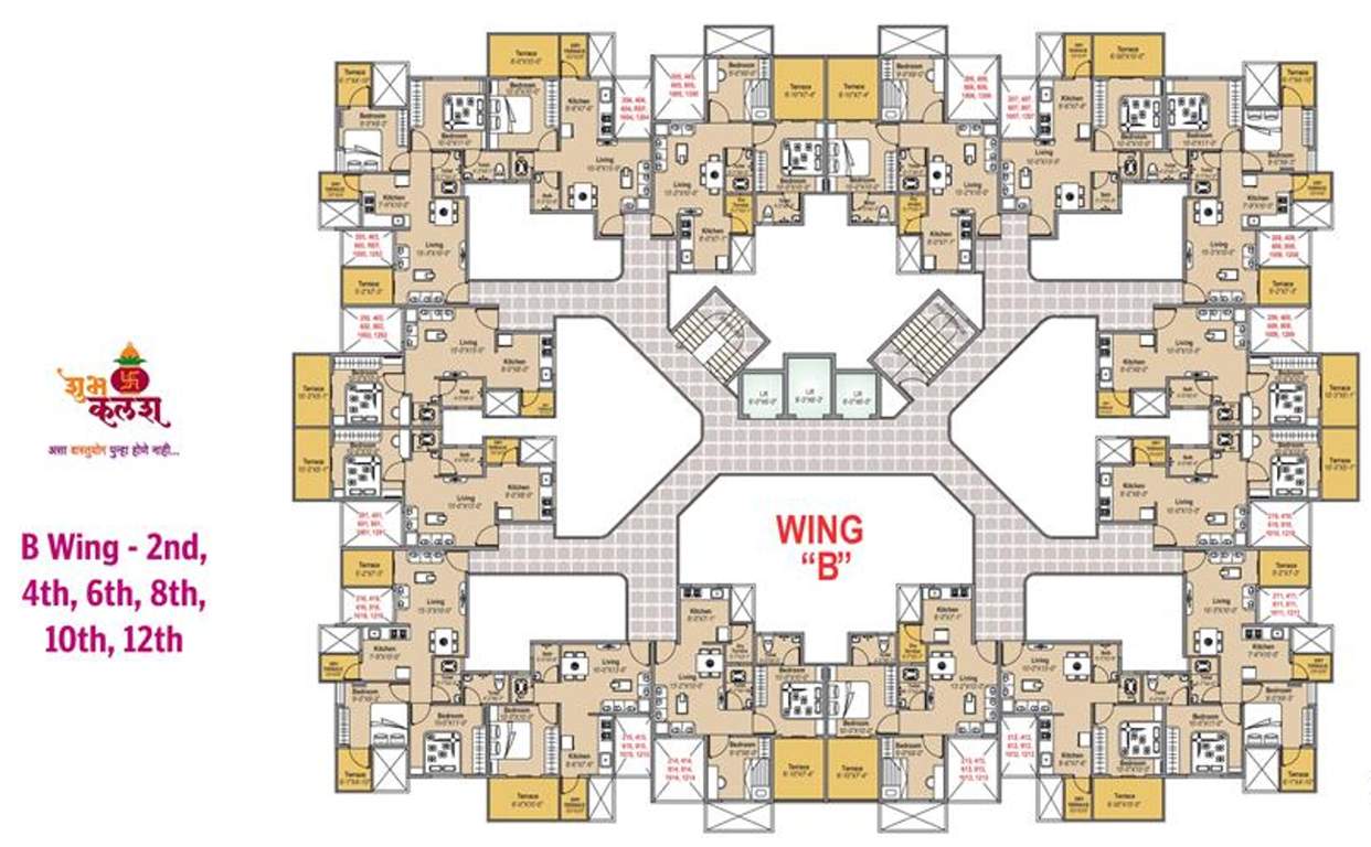 Images for Cluster Plan of Nexus Shubhkalash B Wing