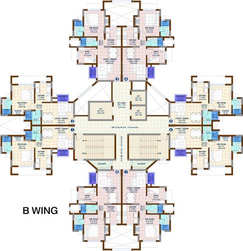 Images for Cluster Plan of Nirmal Lifestyle City Kalyan Excel B