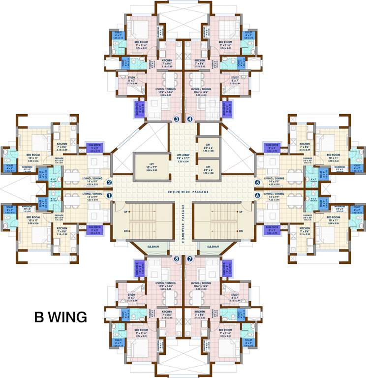 Images for Cluster Plan of Nirmal Lifestyle City Kalyan Excel B
