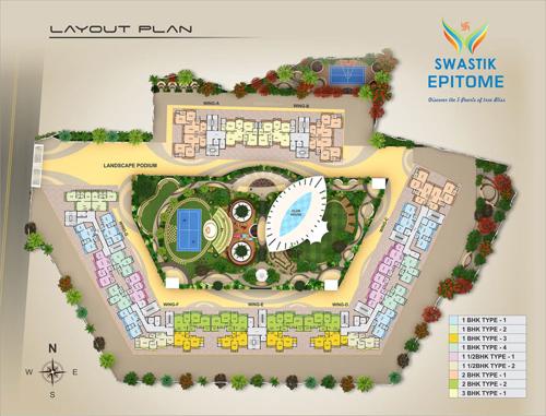 Images for Layout Plan of Swastik Epitome Building 1 Phase I Ground To 7 Floors