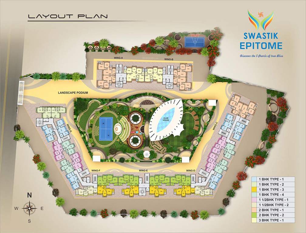 Images for Layout Plan of Swastik Epitome Building 1 Phase I Ground To 7 Floors