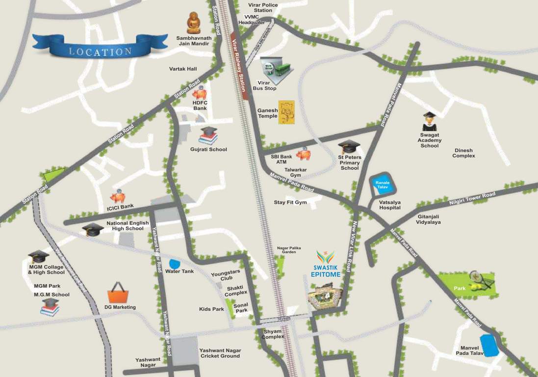 Images for Location Plan of Swastik Epitome Building 1 Phase I Ground To 7 Floors