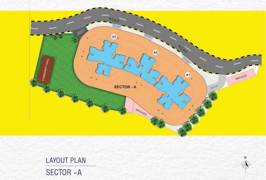 Images for Layout Plan of Raunak Raunak Bliss Phase A A3