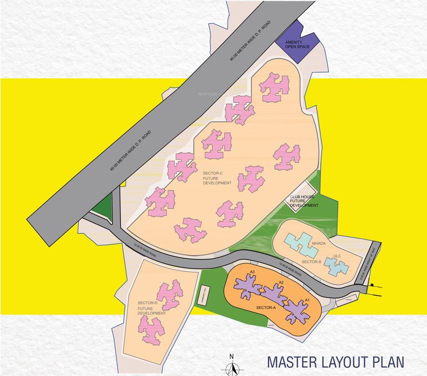Images for Master Plan of Raunak Raunak Bliss Phase A A3
