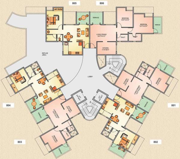 Images for Cluster Plan of Ikon Four Avenues Wing C And D