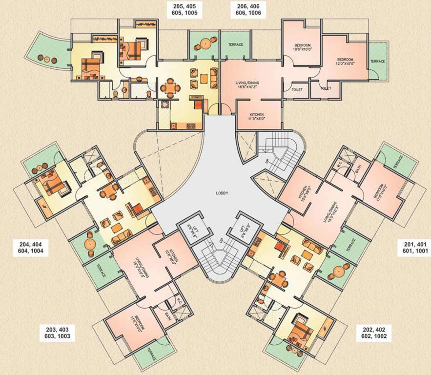 Images for Cluster Plan of Ikon Four Avenues Wing C And D