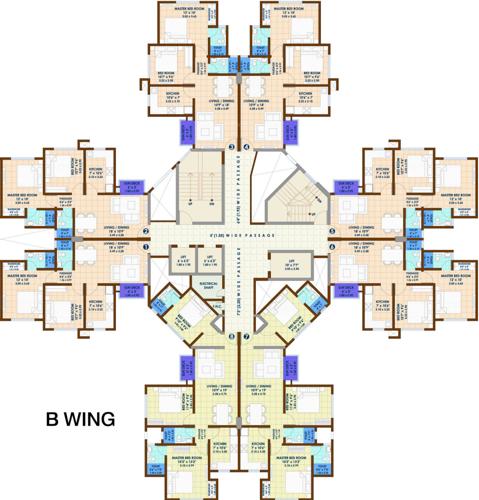 Images for Cluster Plan of Nirmal Lifestyle City Kalyan Applause B