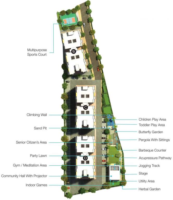 Images for Layout Plan of Sarthak Optima Heights B Building