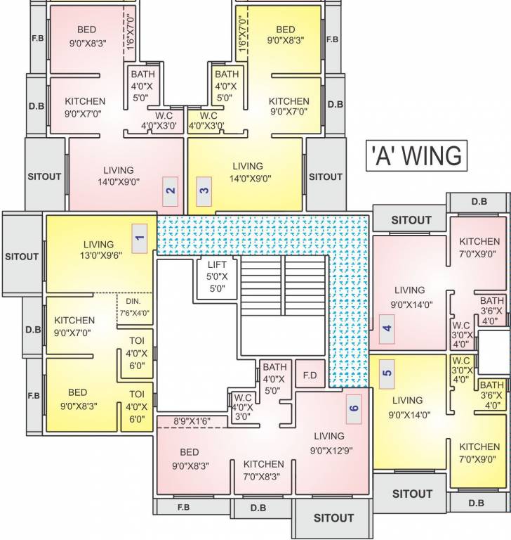 Images for Cluster Plan of Reliable Reliable Utkarsh A B Wing