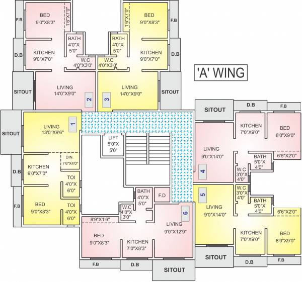 Images for Cluster Plan of Reliable Reliable Utkarsh A B Wing