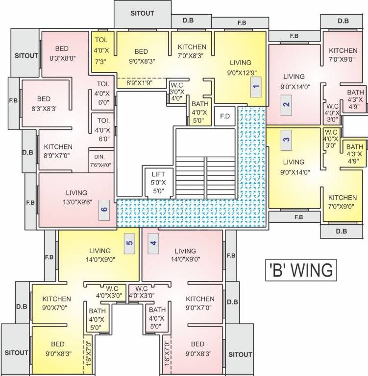 Images for Cluster Plan of Reliable Reliable Utkarsh A B Wing