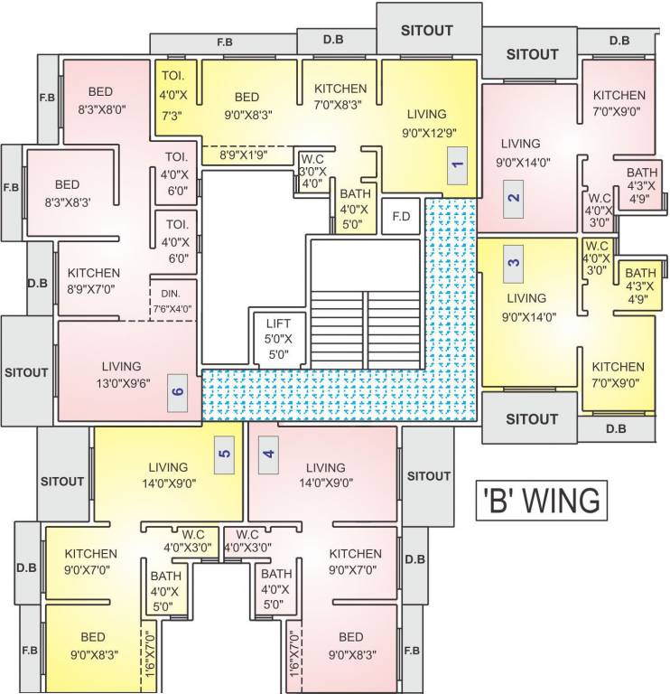 Images for Cluster Plan of Reliable Reliable Utkarsh A B Wing