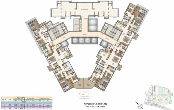 Images for Cluster Plan of Sheth Auris Serenity Tower 1 Images for Cluster Plan of Sheth Auris Serenity Tower 1