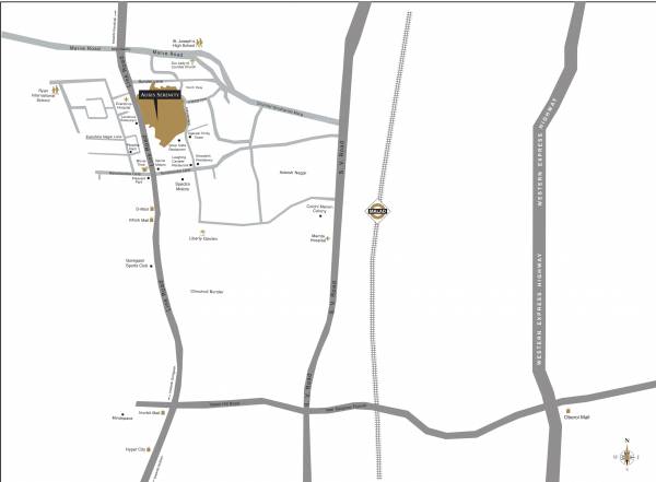 Location Plan auris-serenity-tower-1 Location Plan