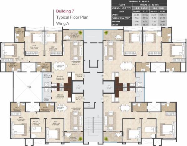  bloomdale-building-07 Building 07 Cluster Plan