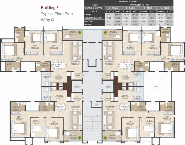  bloomdale-building-07 Building 07 Cluster Plan