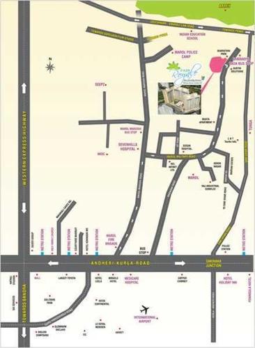  park-royale-c-d-wing Location Plan