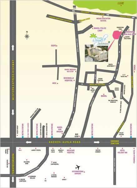  park royale c d wing Location Plan
