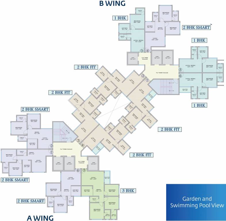 Images for Cluster Plan of Nirmal Olympia A B