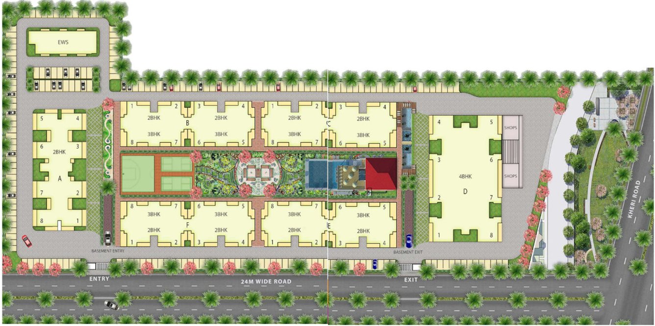 heights Images for Layout Plan of Emerald Heights