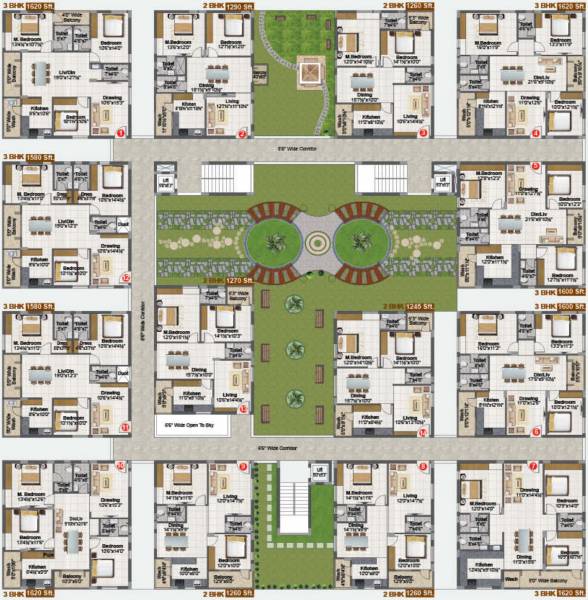 Images for Cluster Plan of  Amulya Heights