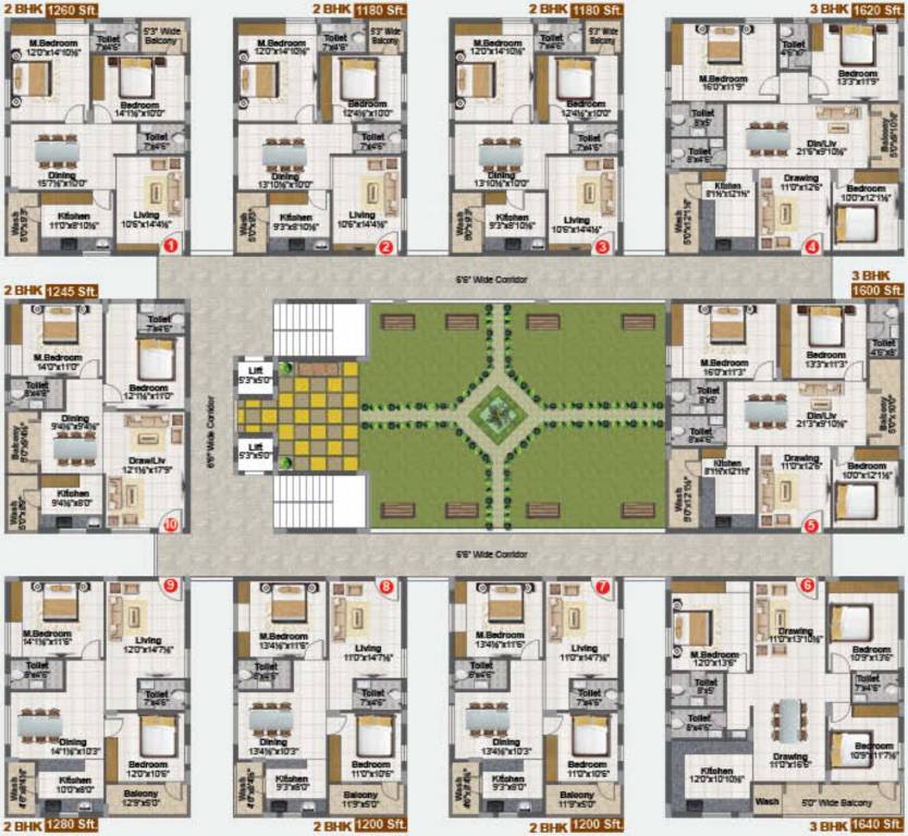Images for Cluster Plan of  Amulya Heights