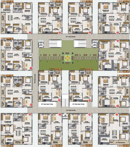 Images for Cluster Plan of  Amulya Heights