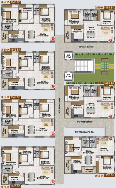 Images for Cluster Plan of  Amulya Heights