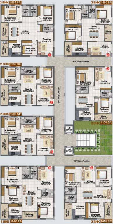 Images for Cluster Plan of  Amulya Heights