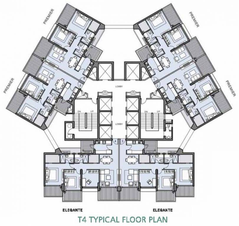 Images for Cluster Plan of L And T Crescent Bay T4