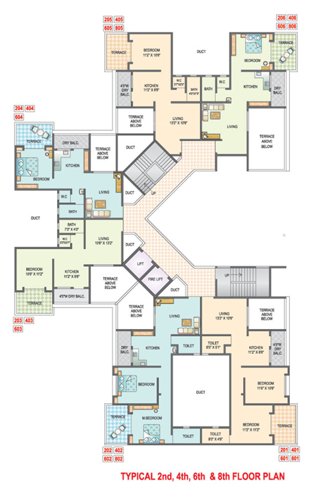 Images for Cluster Plan of Arun Sheth Balaji Paradise Building A And D