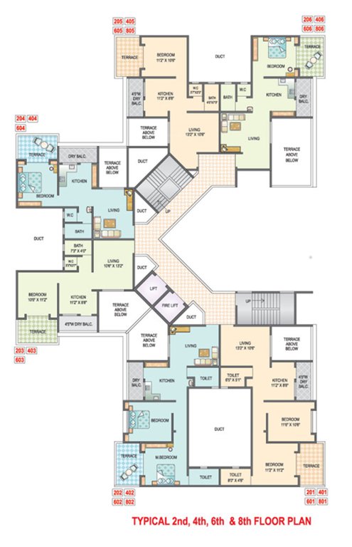 Images for Cluster Plan of Arun Sheth Balaji Paradise Building A And D