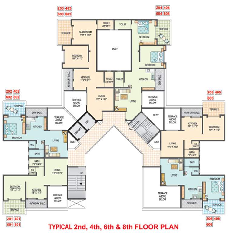 Images for Cluster Plan of Arun Sheth Balaji Paradise Building A And D