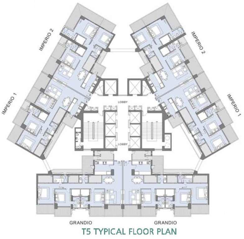 Images for Cluster Plan of L And T Crescent Bay T5
