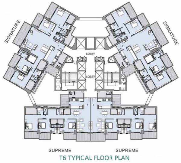 Images for Cluster Plan of L And T Crescent Bay T6